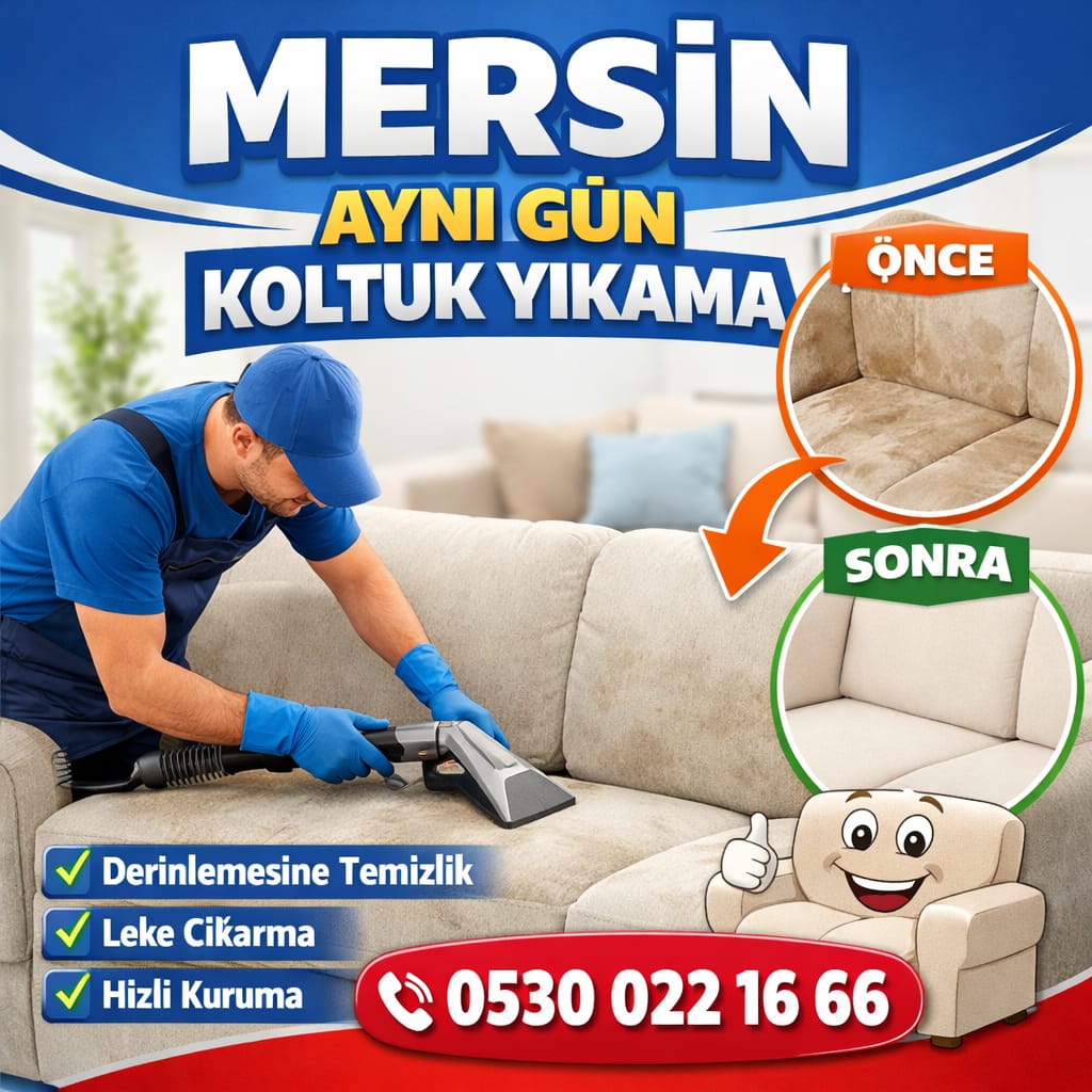 Mersin koltuk yıkama iletişim bilgileri - Telefon ve WhatsApp