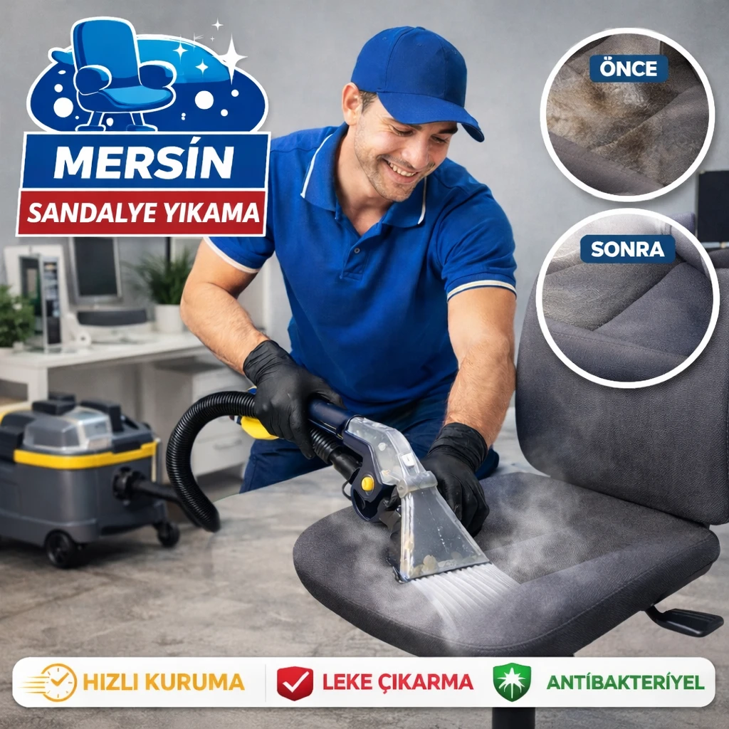 Mersin sandalye yıkama hizmeti - profesyonel sandalye temizliği